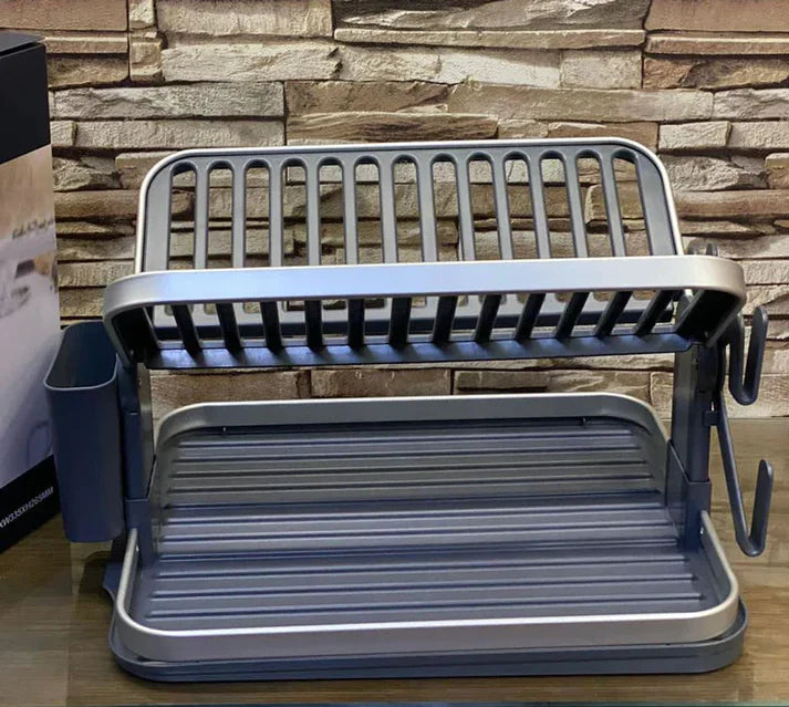 BINCA 2 TIER FOLDABLE DISH RACK