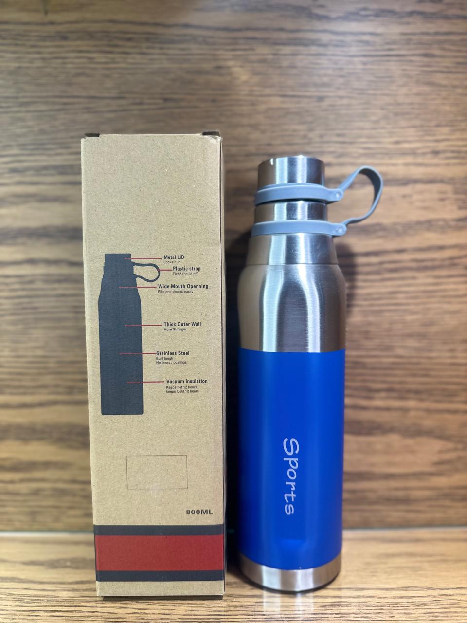 Stainless Steel Sports Bottle 800 ML