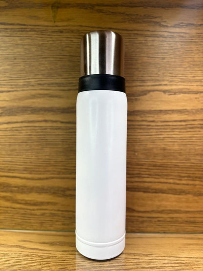 Stainless Steel Water Bottle with Leather  cover & strap | 1200ml