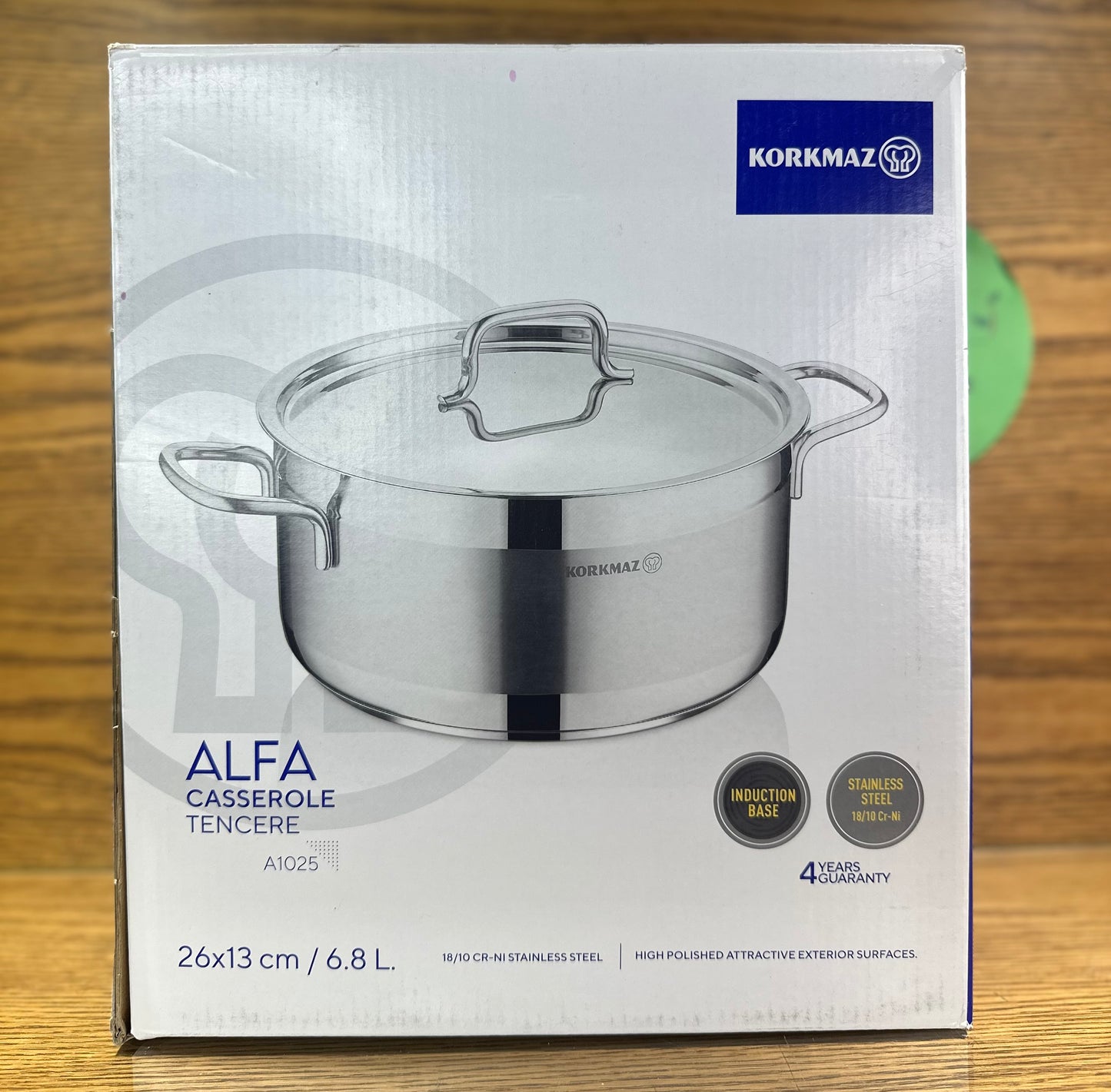 KORKMAZ ALFA  Casserole 26 x 13 cm (6.8 Liters) - TDL HOUSEHOLD