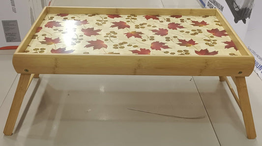 WOODEN BED TRAY PRINTED