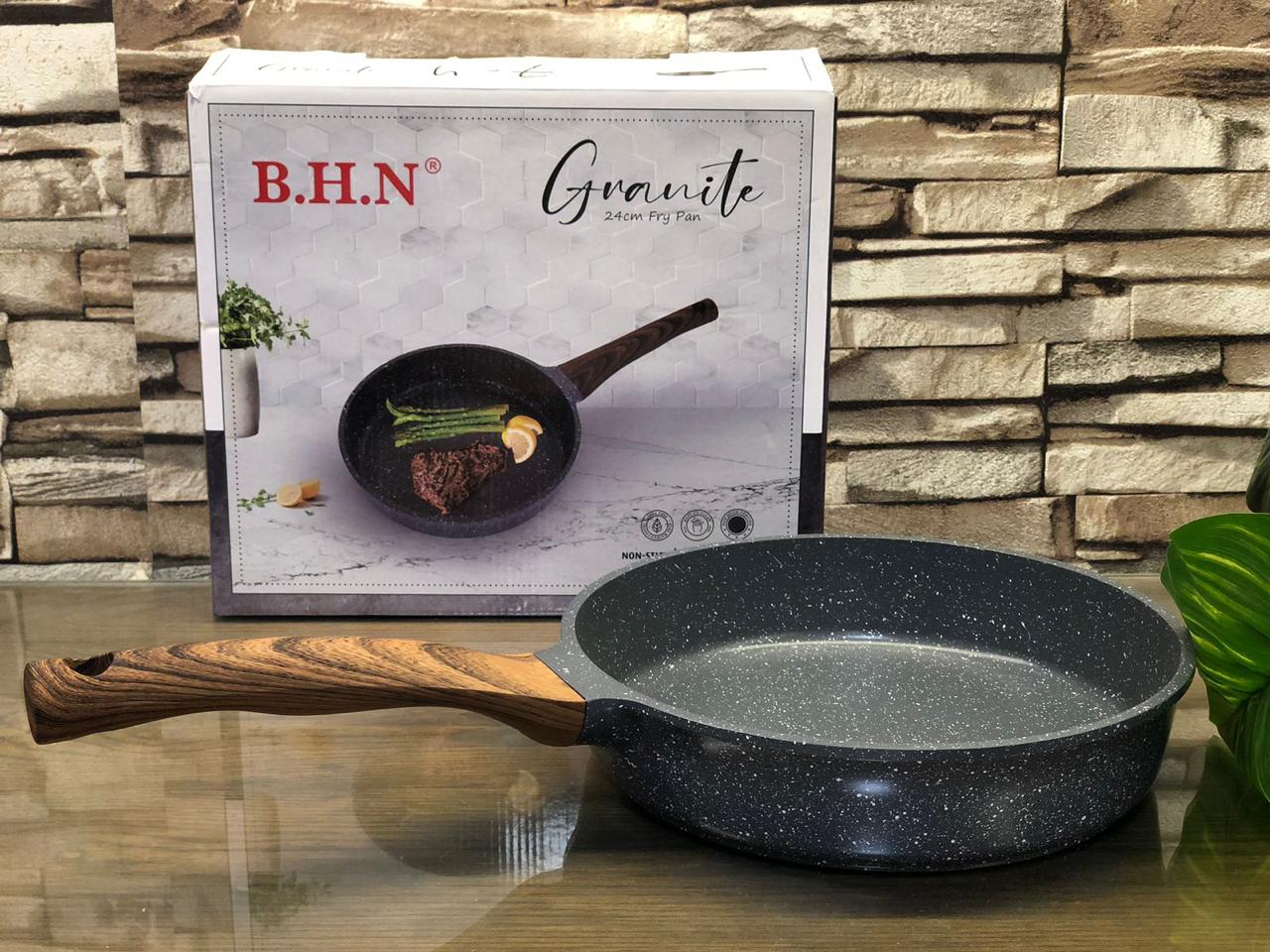 BHN GRANITE FRYPAN 24 CM