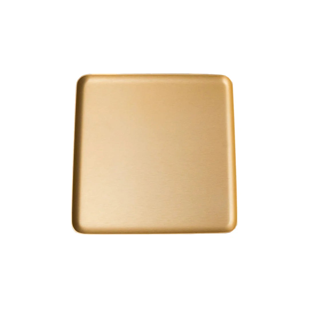 GOLDEN TRAY SQUARE 11 CM - TDL HOUSEHOLD