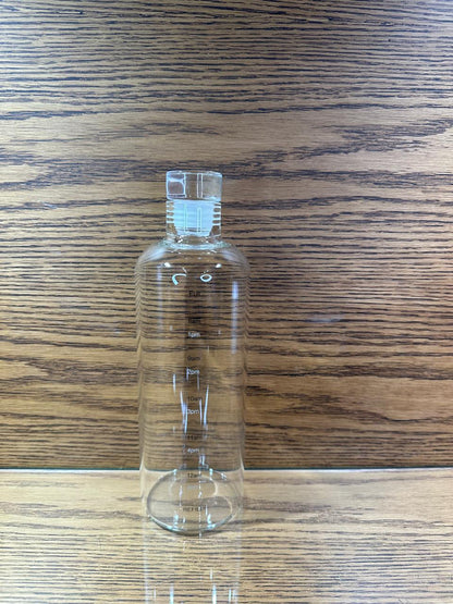 Glass Water Bottle Sports Fitness Student Cup 500 ml clear